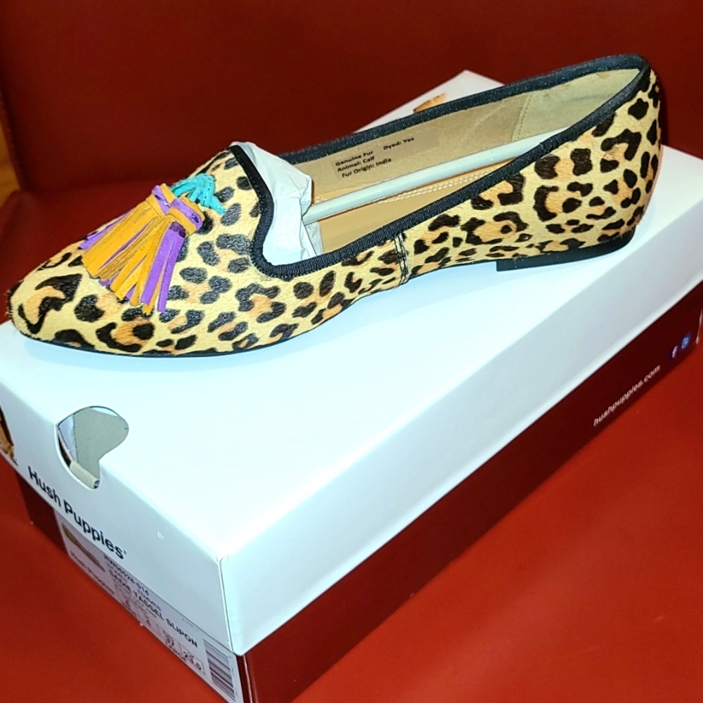 Hush Puppies Sadie Tassel Slipon Size 6 Wide